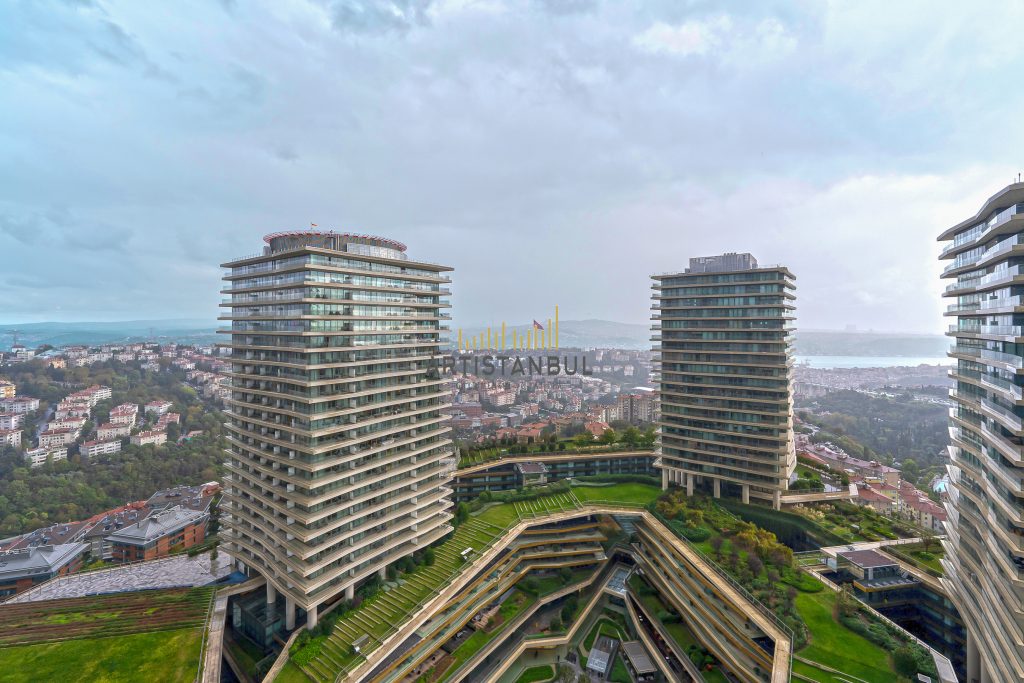 Zorlu Center’da Manzaralı Özel Dekore 1+1 Kiralık